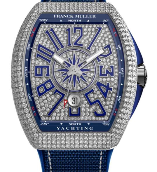 Franck Muller Vanguard Yachting Replica Watch V 45 SC DT YACHT D CD (BL)